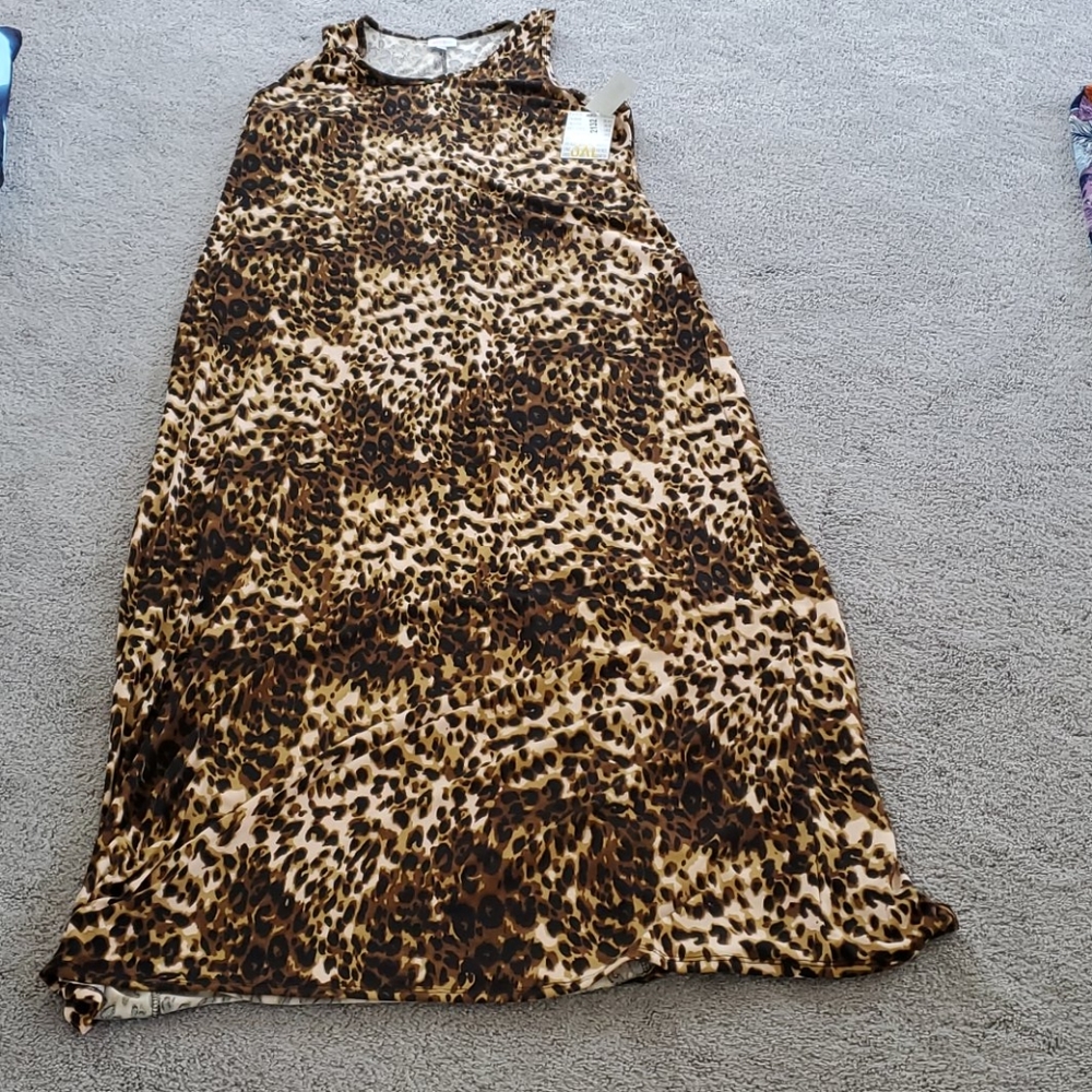 Dani 3xl animal print dress